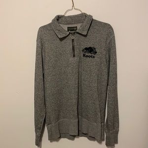 Roots salt & pepper sweater